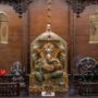 wooden mandir